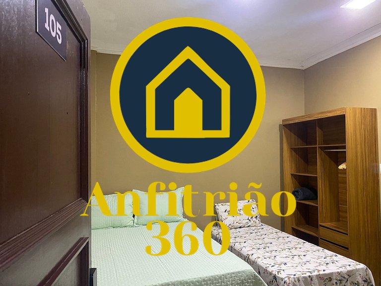 Arbo Belém -Suíte padrão Anfitrião 360 no Umarizal